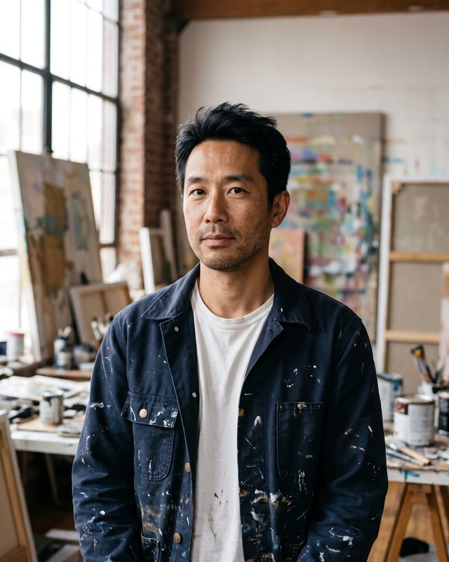 Portrait of Kenji Arakawa-Stone